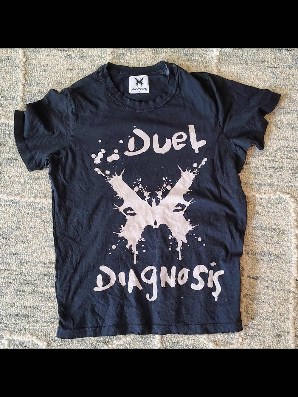 Duel Diagnosis by Dave Navarro Sold Out Inkblot Graphic T-Shirt Size Small